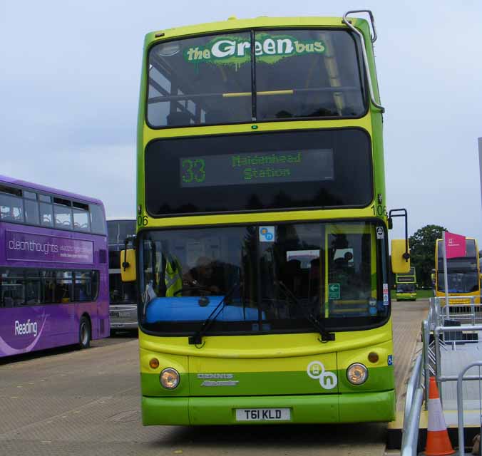 Green Bus Dennis Trident Alexander ALX400 106